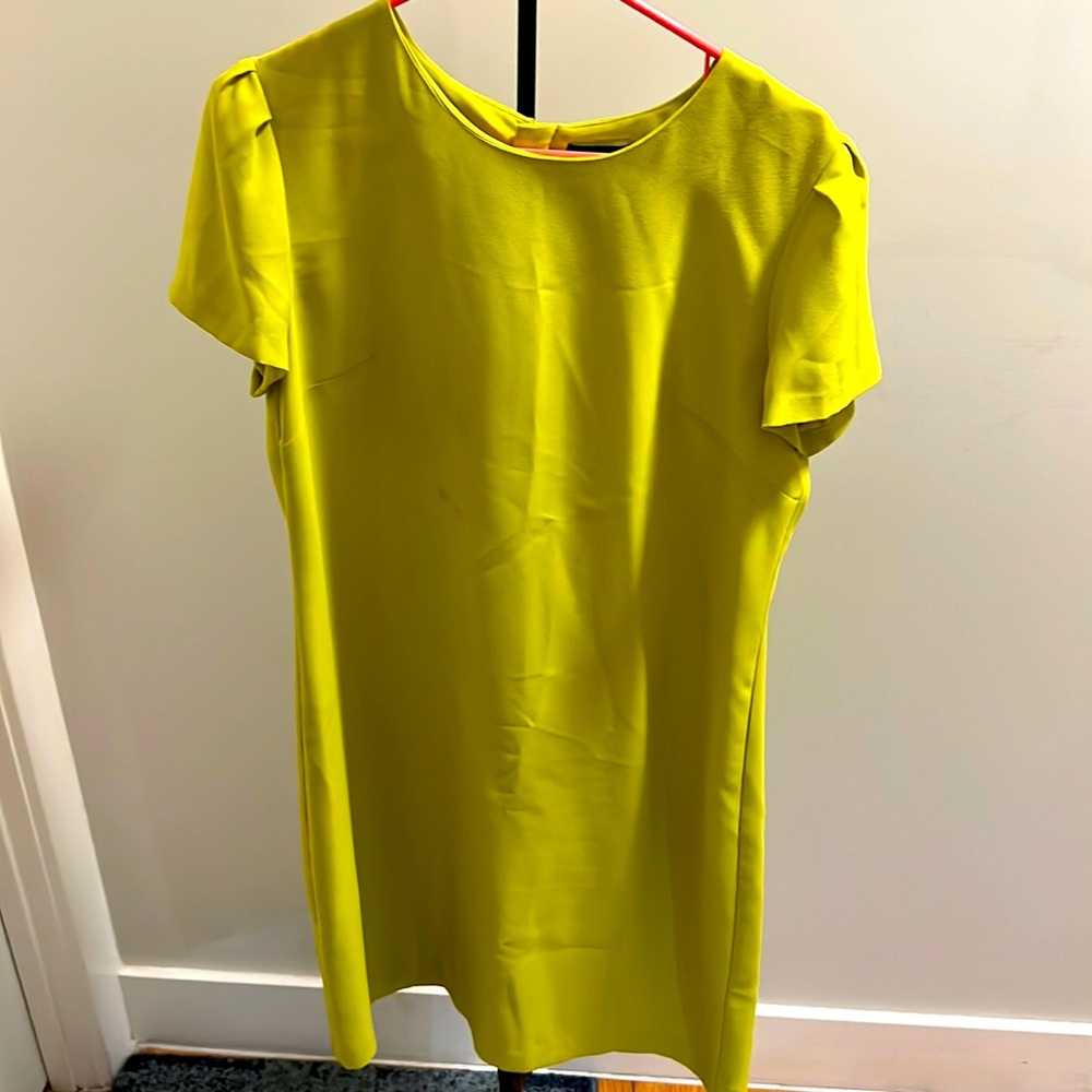 Green midi cocktail dress